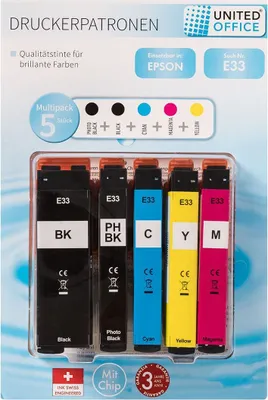 Produktbild von United Office Epson Druckerpatronen 324033 E33