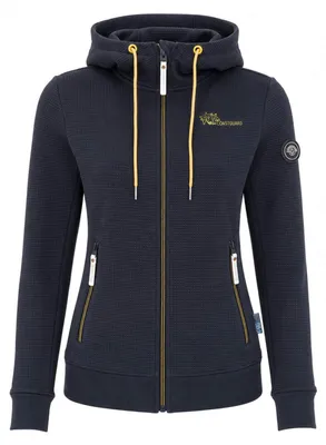 Produktbild von Coastguard Damen Sweatjacke mit Kapuze in Dunkelblau, Größe S
