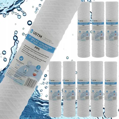 Produktbild von UST-M PP5 Wasserfilter-Ersatzkartuschen 9 Stück 10 Zoll 5 Mikron