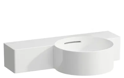 Produktbild von Handwaschbecken VAL 550x315mm o HL m ÜL LCC we m ÜL o HL