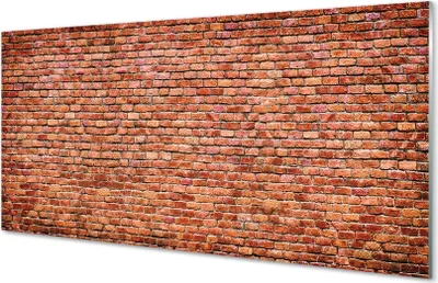 Produktbild von Glasbilder 140x70 Wandkunst Backsteinmauer Wand