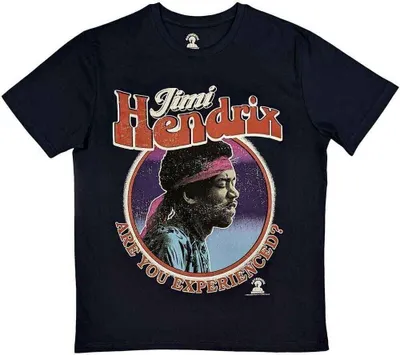 Obrázok produktu pre Jimi Hendrix Are You Experienced? Navy Blue L Tričko