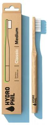 Productafbeelding van Hydrophil Bamboo Toothbrush Classic Medium (1 stuk)