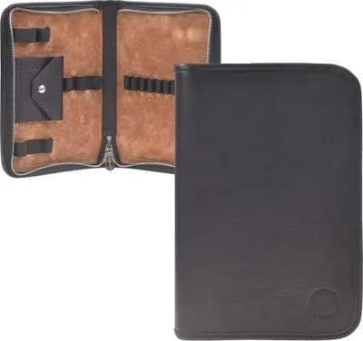 Produktbild von Sonnenleder Stiftetui Leder Schlamper Stifteetui Etui Tasche Nowak schwarz 801-409-02