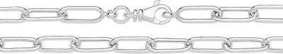Produktbild von 925 Sterling Silber Paperclip Herren/Damen - Armband - 18cm*6mm, 7 Gramm; TRS36669