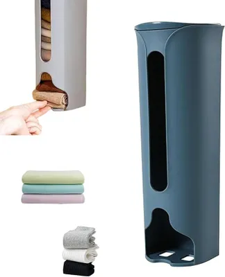 Produktbild von Müllsack Aufbewahrungsbox,Aufbewahrungsregal für Plastiktüten, an der Wand montierte, frei installierbare Aufbewahrungsbox für Badezimmermüllsäcke