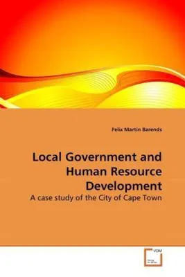 Produktbild von Barends, F: Local Government and Human Resource Development