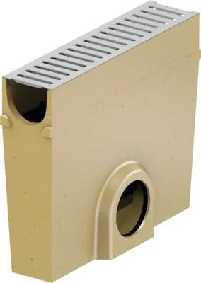 Produktbild von ACO Einlaufkasten für Entwässerungsrinne Polymer 500 mm x 118 mm x 300 mm