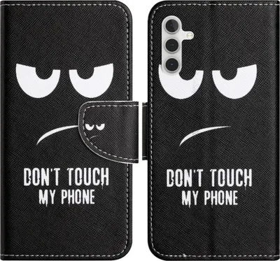 Produktbild von Samsung Galaxy A54 Hülle - Coverup Klapphülle - Don't Touch