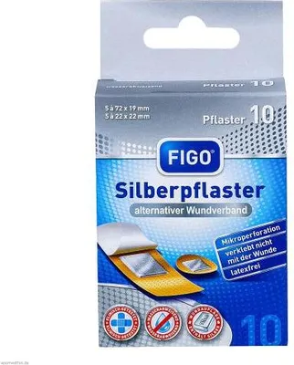 Immagine prodotto di Cerotti Figo in argento 2 misure 10 pz