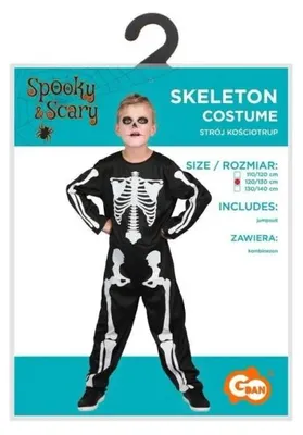 Image de Costume pour enfant, modèle Kościotrup, taille 120/130 cm - Godan