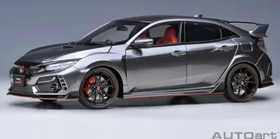 Produktbild von Autoart 73221 Honda Civic Type R FK8 2021 polished metal metallic 1:18