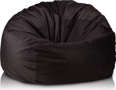 Produktbild von Ecopuf Sakwa, Pouf Sesselsack Größe M, Sitzsack Sessel Innensessel, Sessel 90x50, Schwarz A22