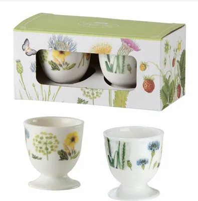 Produktbild von Gilde Porzellan Eierbecher Set Wild Flowers