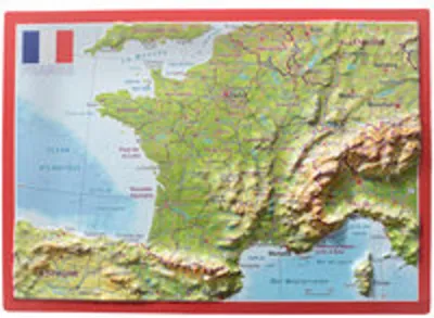 Produktbild von Reliefpostkarte Frankreich