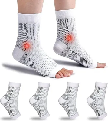 Produktbild von Famanu Fußbandage und Kompressionssocken für Damen und Herren - Unterstützung bei Fußbeschwerden