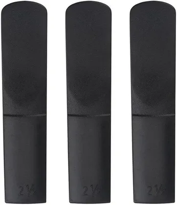 Immagine prodotto di Bocchino per sassofono contralto in plastica, 2,5 cm - Set da 3 pezzi, colore nero