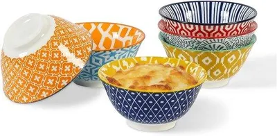 Zdjęcie produktu dla Zestaw ceramicznych foremek do deserów – nadaje się do kuchenki mikrofalowej i zmywarki – 4 uncje – zestaw 6 sztuk