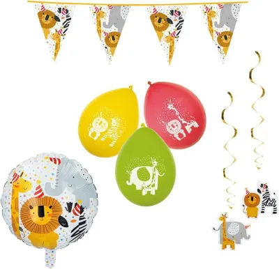 Produktbild von Safari Dschungel Kindergeburtstag Set