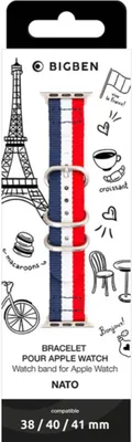 Produktbild von BigBen, Armband für Apple Watch 38-40-41mm Nato, Mehrfarbig