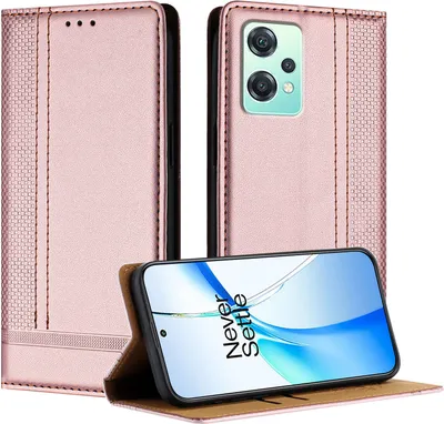 Produktbild von Handyhülle für OnePlus Nord CE 2 Lite 5G Leder Flip Klappbare Schutzhülle mit Standfunktion Pink