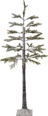 Produktbild von LED Deko-Tanne M beschneit 155 LEDs H 150cm warmweiß outdoor