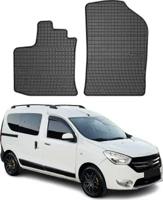 Produktbild von 2012-2021 Dacia Dokker Fußmatten Gummi Schwarz 2 tlg