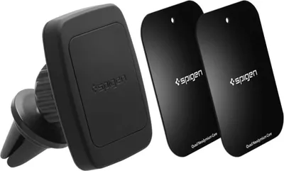 Immagine prodotto di Supporto magnetico per SmartPhone nero - Supporto per auto con griglia di ventilazione