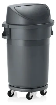 Immagine prodotto di Cestino per rifiuti con coperchio a pressione, Ø 55 cm, 120 L