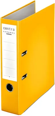 Produktbild von CENTRA Ordner PP Chromos A4 80 mm gelb