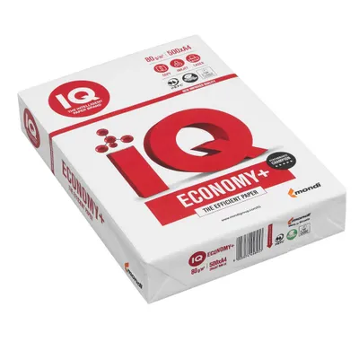 Zdjęcie produktu dla Mondi 88265831 IQ economy plus A4 80 g/m² biały 500 arkuszy
