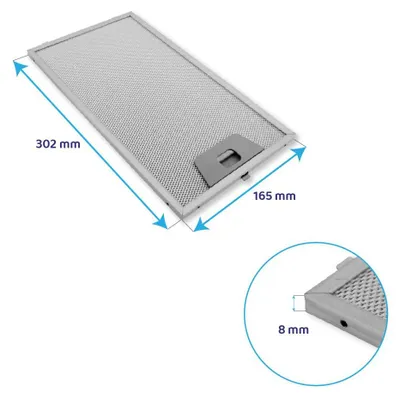 Produktbild von Bosch Metall-Fettfilter 165x302mm 746789 / 00746789