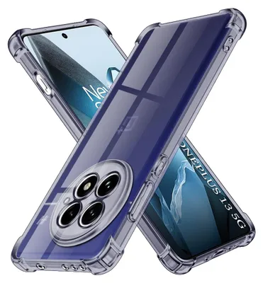 Obrázok produktu pre Techsuit - Shockproof Clear Silicone obal pre OnePlus 13 - dymovo čierny