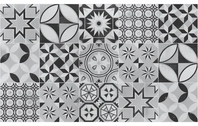 Image de Autocollants antidérapants pour sol avec film protecteur – Carreaux de ciment MARZIO – 1 autocollant, 60 x 100 cm