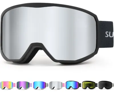Obrázek produktu pro Inovra - Lyžařské brýle UV400 - Pánské/Dámské - Lyžařské brýle - Proti zamlžování - Zimní sporty - Ochrana
