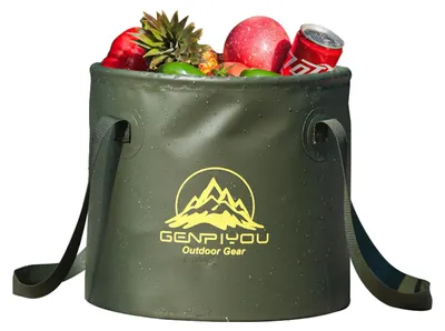 Klappbarer Wassereimer 9,5 L, kompakt, für Reisen & Garten