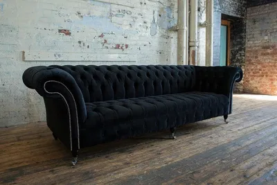 Produktbild von Chesterfield 4 Sitzer Couchen Luxus Textil Stoff Couchen Polster Garnitur XXL