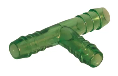 Produktbild von T Verbinder für Aquarium Luftschläuche ohne Ventil 12/16 mm grün