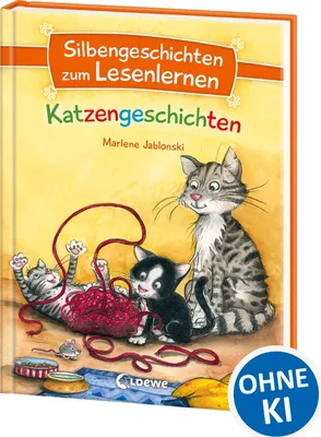 Produktbild von Silbengeschichten zum Lesenlernen - Katzengeschichten