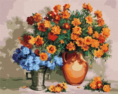 Obrázek produktu pro Malování podle čísel - Objetí květin 40x50cm