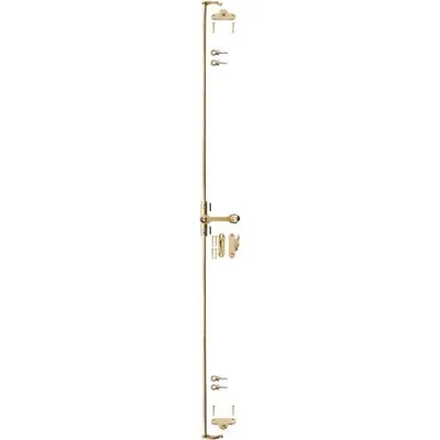 Produktbild von Schörghofer Fensterreibstangenverschluss 2-flügelig 1000 mm Messing poliert
