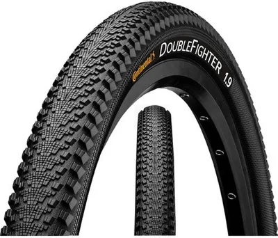 Produktbild von Plášť Continental Double Fighter III 26x1,90 (50-559) Sport - drát, černá, reflex