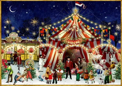 Produktbild von Puzzle - Nostalgischer Weihnachtszirkus. 1000 Teile