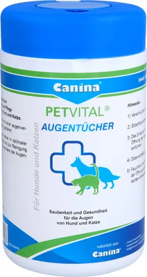 Immagine prodotto di Canina PETVITAL salviette per gli occhi 120 pz