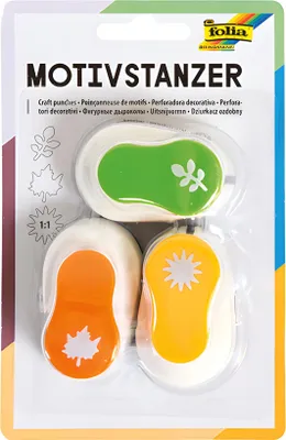 Produktbild von folia Motiv-Locher "Ganzjahresmotive" klein Set 2