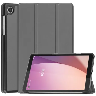 Immagine prodotto di Custodia protettiva per Lenovo Tab M8 4ª generazione / TB-300FU, cover intelligente, custodia, etui, colore: grigio