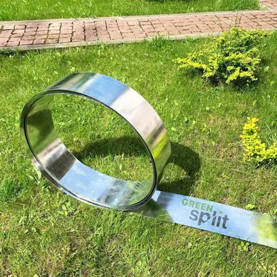 Immagine prodotto di Bordure per aiuole flessibile in metallo 20cm x10metri | Aiuole giardino | Cordoli per aiuole