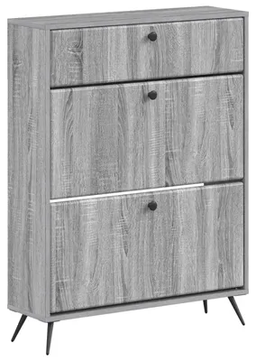 Obrázek produktu pro vidaXL Skříňka na boty BREDA, 78 x 24 x 103 cm, dřevotříska, barva Sonoma