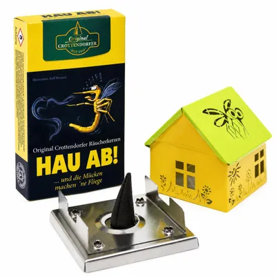 Produktbild von Räucherhaus "Mücke" aus dem Erzgebirge inkl. 24 HAU AB! Räucherkerzen von Crottendorfer