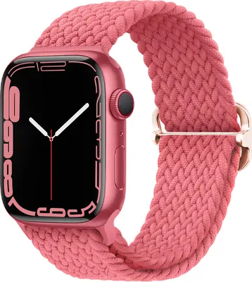 Produktbild von BStrap Elastic Nylon Armband für Apple Watch 42/44/45mm, bright pink